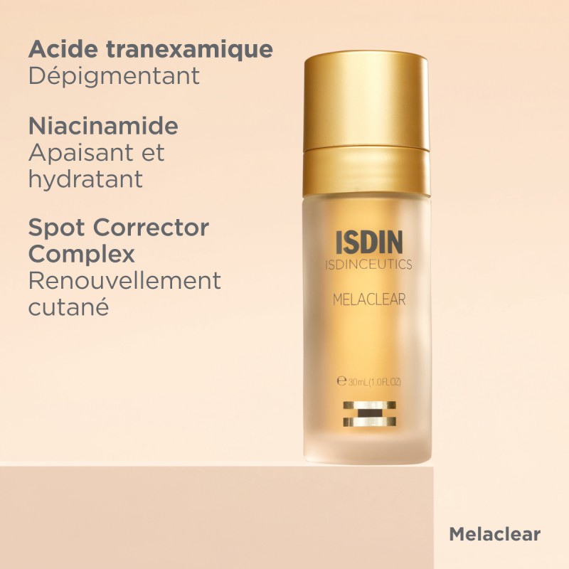 ISDIN MELACLEAR Sérum Correcteur Anti-Tâche 30ml - Éclaircit et Unifie le Teint