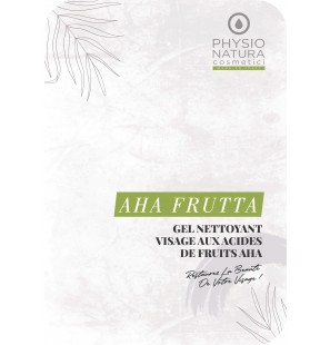 PHYSIO NATURA Gel nettoyant pour le visage aux acides de fruits AHA