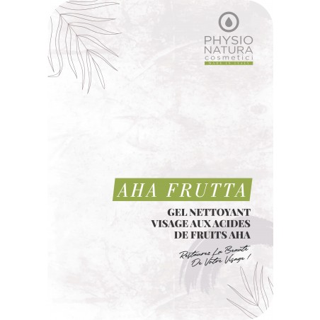 PHYSIO NATURA Gel nettoyant pour le visage aux acides de fruits AHA