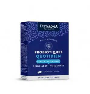 DIETAROMA PHILAROMAL multi équilibre probiotic boite 60 gélules