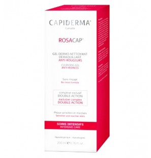 CAPIDERMA ROSACAP gel anti-rougeurs dermo-nettoyant | 200 ml