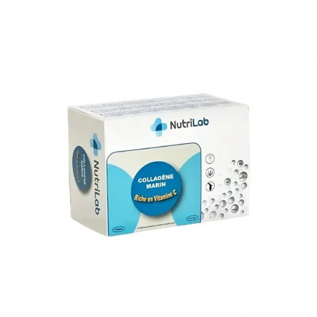 NUTRILAB COLLAGENE MARIN + VITAMINE C 90GELULES