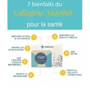 NUTRILAB COLLAGENE MARIN + VITAMINE C 90GELULES