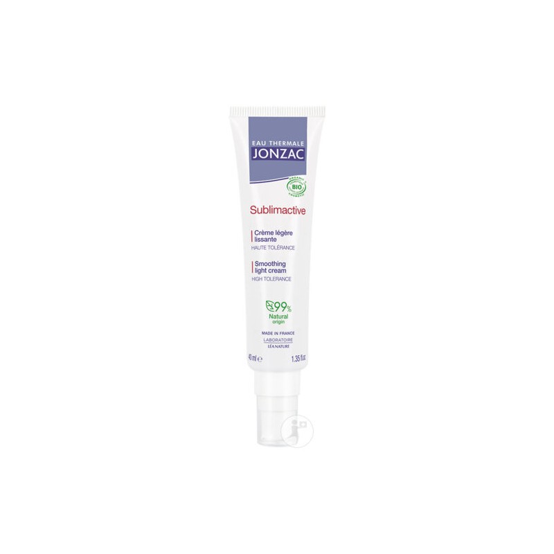 JONZAC SUBLIMACTIVE CREME LEGERE LISSANTE 40ML JONZAC SUBLIMACTIVE CREME LEGERE LISSANTE 40ML