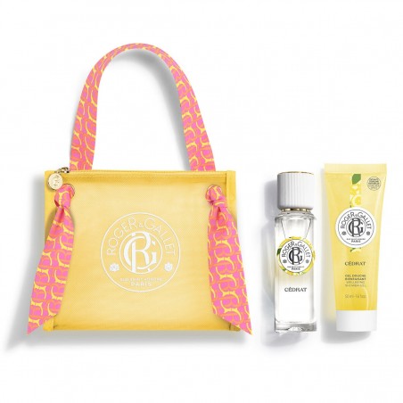ROGER ET GALLET TROUSSE CEDRAT EAU PARFUMEE BIENFAISANTE 30ML + GEL DOUCHE 50ML