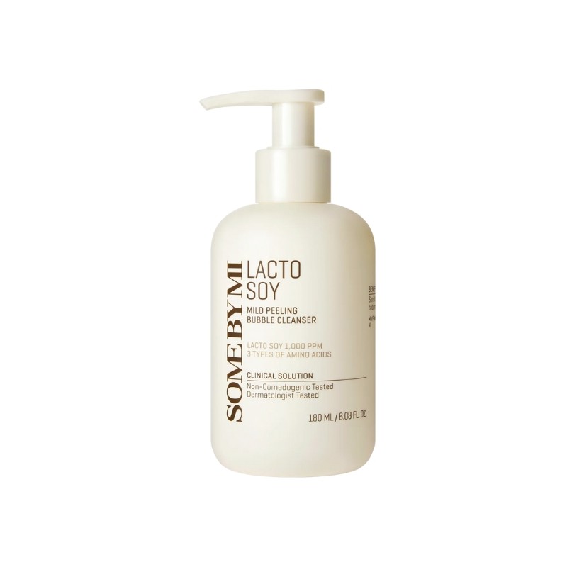 SOME BY MI LACTO SOY MILD PEELING BUBBLE CLEANSER 180ML SOME BY MI LACTO SOY MILD PEELING BUBBLE CLEANSER 180ML