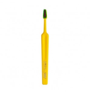 TEPE BROSSE A DENTS COLOUR COMPACT EXTRA SOFT JAUNE