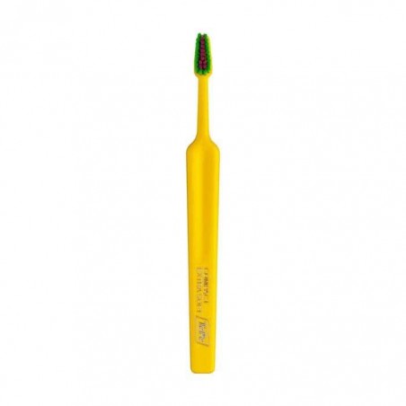 TEPE BROSSE A DENTS COLOUR COMPACT EXTRA SOFT JAUNE