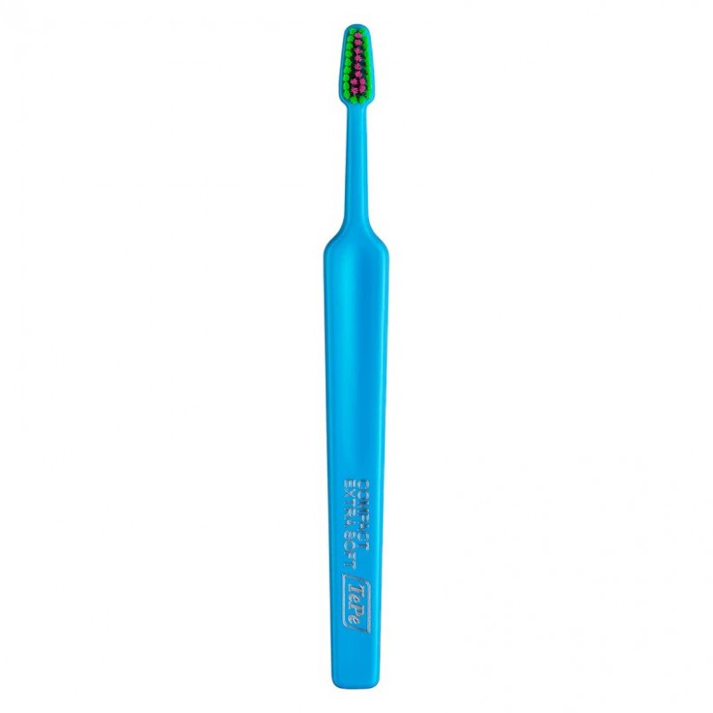 TEPE BROSSE A DENTS COLOUR COMPACT EXTRA SOFT TURQUOISE