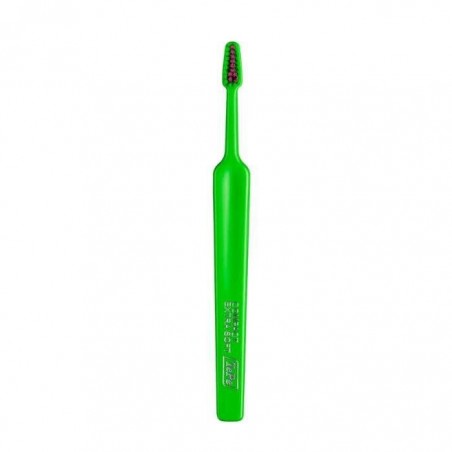 TEPE BROSSE A DENTS COLOUR COMPACT EXTRA SOFT VERT