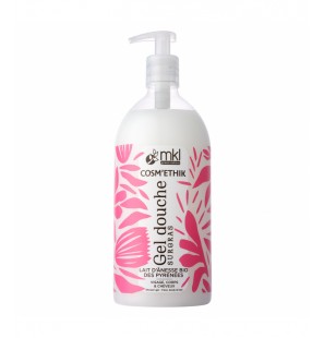 MKL GREEN NATURE COSM'ETHIK GEL DOUCHE SURGRAS LAIT D'ANESSE BIO DES PYRENEES 1L