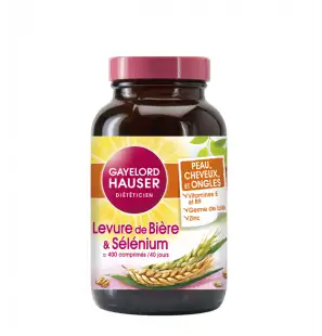 GAYELORD HAUSER levure de bière et sélenium 400 comprimes