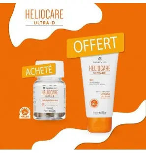 HELIOCARE OFFRE Ultra-D 30 capsules + Heliocare ultra 90 gel solaire spf OFFERT