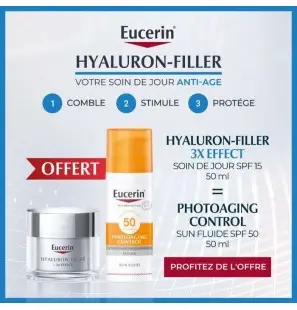 EUCERIN OFFRE HYALURON FILLER 3x EFFECT Soin de Jour | 50 ml