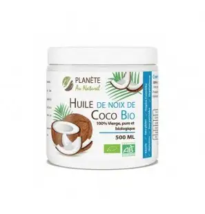 PLANETE AU NATUREL HUILE DE NOIX DE COCO BIO 500ML