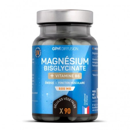 GPH MAGNESIUM BISGLYCINATE 500MG B90 GELULES