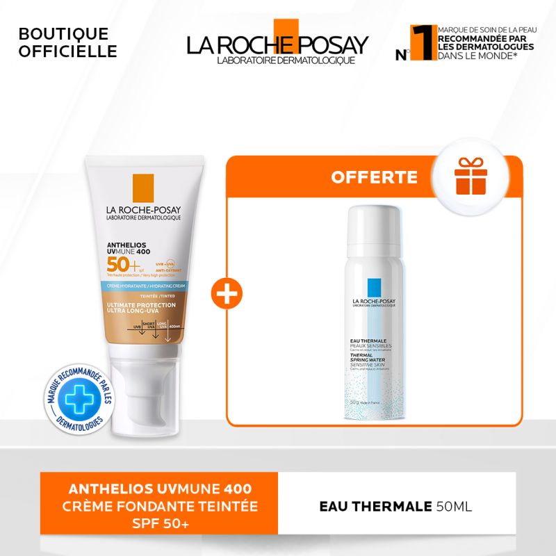 La Roche-Posay Offre Anthelios UVMune 400 Crème Solaire Teintée | Peaux Sensibles Normales À Sèches | 50ml La Roche-Posay Offre Anthelios UVMune 400 Crème Solaire Teintée | Peaux Sensibles Normales À Sèches | 50ml