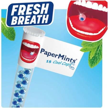 PAPERMINTS 18 COOL CAPS MENTHE B18 CAPSULES