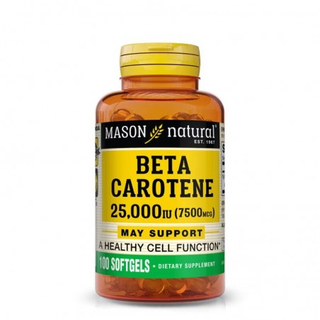MASON NATURAL BETA CAROTENE B100 CAPSULES