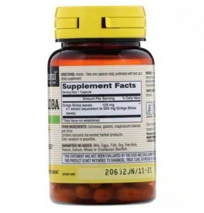 MASON NATURAL GINKGO BILOBA B60 CAPSULES