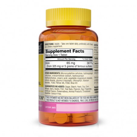MASON NATURAL IRON 65MG B100 CAPSULES