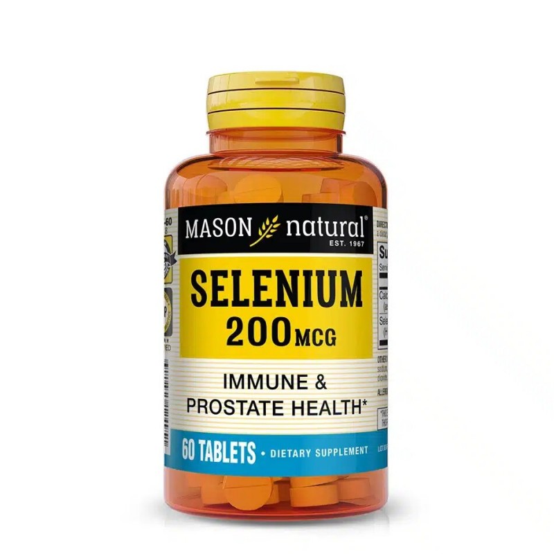 MASON NATURAL SELENIUM 200MCG B60 COMP MASON NATURAL SELENIUM 200MCG B60 COMP