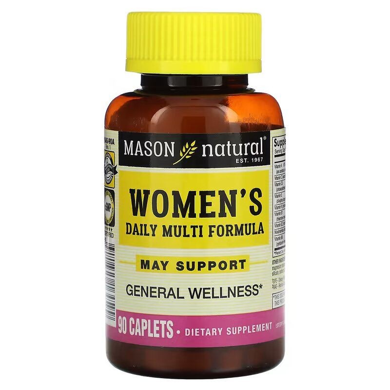 MASON NATURAL WOMEN'S DAILY MULTI FORMULA B90 CAPSULES MASON NATURAL WOMEN'S DAILY MULTI FORMULA B90 CAPSULES