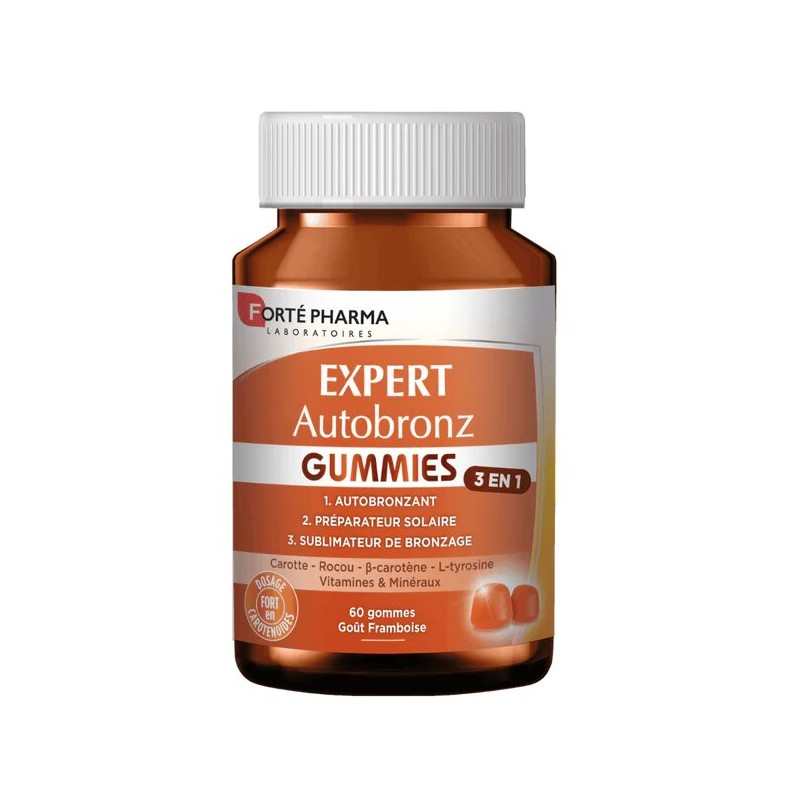 FORTE PHARMA EXPERT AUTOBRONZ Gummies | 60 gommes FORTE PHARMA EXPERT AUTOBRONZ Gummies | 60 gommes