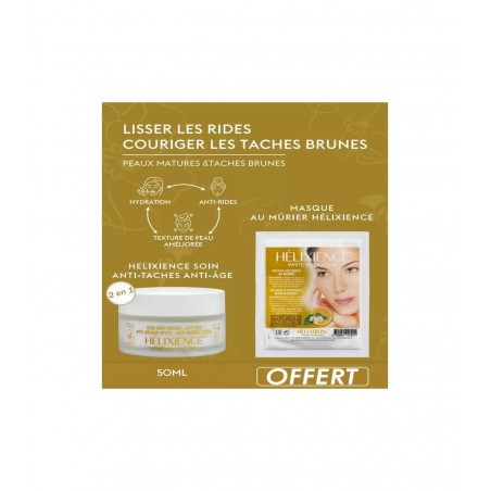 HELIABRINE HELIXIANCE WHITE SOIN A.T 50ML + MASQUE ECLAIRCISSANT 30G