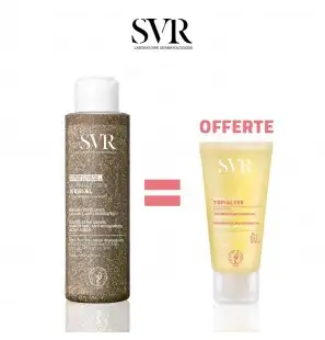 SVR XERIAL GOMMAGE CORPS 100G + TOPIALYSE HUILE LAVANTE 55ML