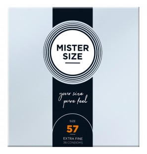 MISTER SIZE 57 PRESERVATIFS EXTRA FINE B36