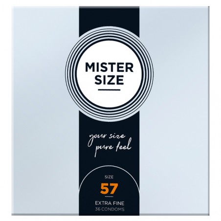 MISTER SIZE 57 PRESERVATIFS EXTRA FINE B36
