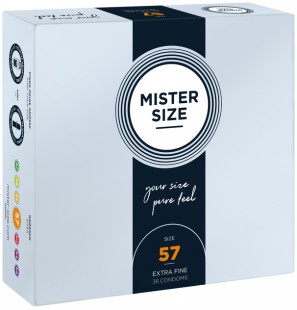 MISTER SIZE 57 PRESERVATIFS EXTRA FINE B36