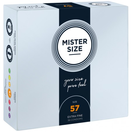 MISTER SIZE 57 PRESERVATIFS EXTRA FINE B36