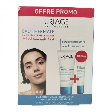 URIAGE EAU THERMALE CRÈME D’EAU RICHE 40ML + SOIN CONTOUR DES YEUX 15ML OFFERT
