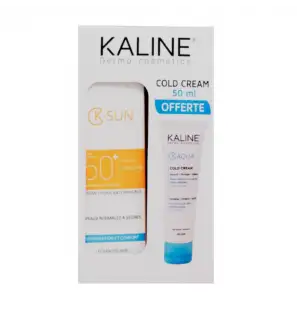KALINE K-SUN ECRAN SOLAIRE INVISIBLE PEAUX NORMALES A SECHES SPF50+ 50ML + COLD CREAM 50ML
