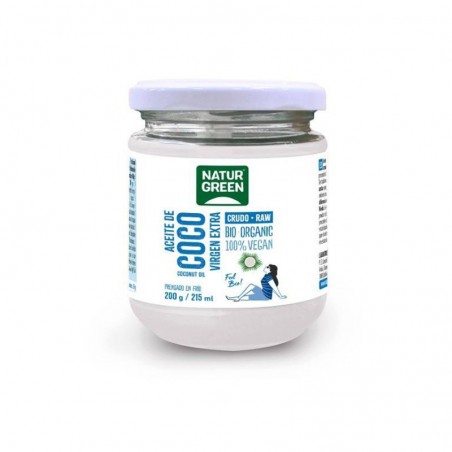NATURGREEN HUILE DE COCO BIO 200G