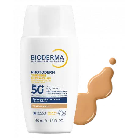BIODERMA PHOTODERM XDEFENSE ULTRAFLUID SPF50+ TEINTE 03 40ML