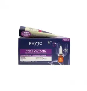 PHYTOCYANE TRAITEMENT ANTI-CHUTE FEMME CHUTE REACTIONNELLE 85% EFFICACITE