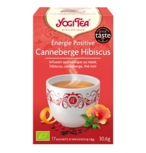 YOGI TEA Énergie positive aux cranberries et hibiscus