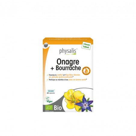 PHYSALIS ONAGRE + BOURRACHE B60 CAPSULES