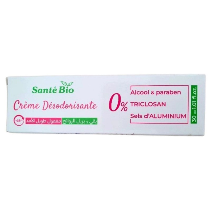 SANTE BIO CREME DESODORISANTE 30ML SANTE BIO CREME DESODORISANTE 30ML
