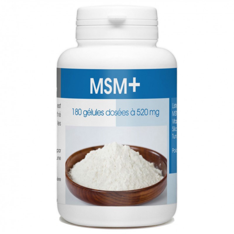 GPH MSM+ 520MG B180 GELULES GPH MSM+ 520MG B180 GELULES