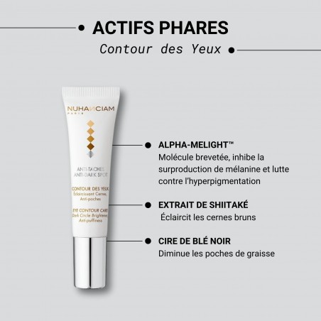 NUHANCIAM CONTOUR DES YEUX ECLAIRCISSANT CERNES ANTI-POCHES 15ML