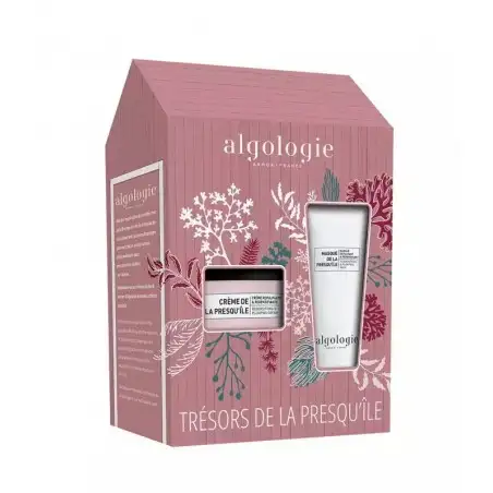 ALGOLOGIE COFFRET CREME DE LA PRESQU'ILE 50ML + MASQUE DE LA PRESQ'ILE 50ML