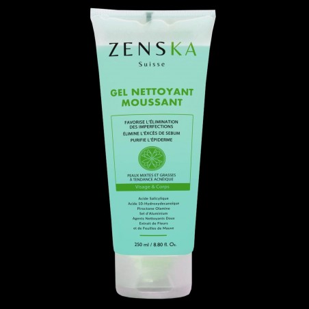 ZENSKA GEL NETTOYANT MOUSSANT250 ML