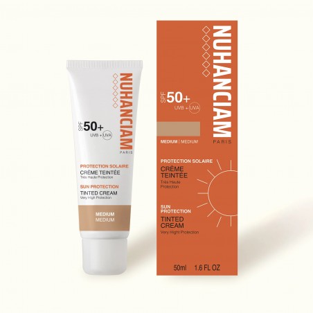 NUHANCIAM CREME SOLAIRE TEINTEE SPF50+ 50ML REF MEDIUM