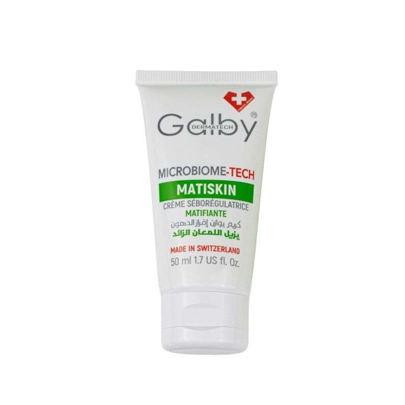 GALBY MATISKIN MICROBIOME TECH CREME MATIFIANTE SEBOREGULATRICE 50 ML GALBY MATISKIN MICROBIOME TECH CREME MATIFIANTE SEBOREGULATRICE 50 ML