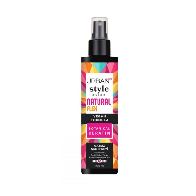 URBAN CARE STYLE GUIDE NATURAL FLEX HAIR SPRAY 200ML URBAN CARE STYLE GUIDE NATURAL FLEX HAIR SPRAY 200ML