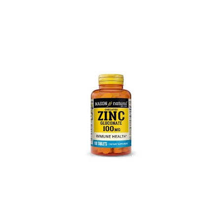 MASON NATURAL CHELATED ZINC 50 MG 100 COMPRIMES